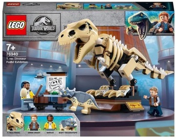 LEGO — МИР ЮРСКОГО ПЕРИОДА — ВЫСТАВКА ИСКОПАЕМЫХ ТИРАННОЗАВРОВ — 76940