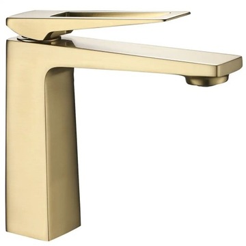 Parker Gold Матовый низкий смеситель для раковины