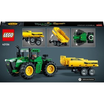 LEGO Technic Трактор John Deere 9620R 4WD 42136