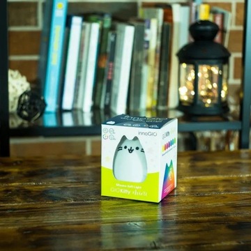 Светодиодный ночник InnoGIO Touch Kitty Mini цветной