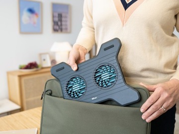 Охлаждающая подставка для ноутбука Trust - черная