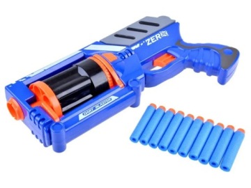 Пістолет BLASTER патрони поролонові 10 шт. зброя ZA3286