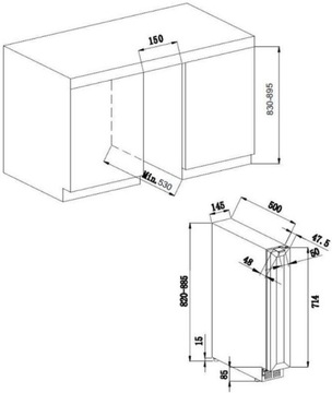 AVINTAGE AVU8TNA встроенный винный погреб