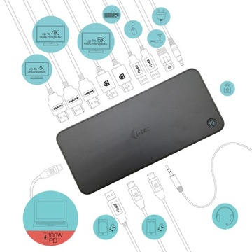 Stacja dokująca USB 3.0 / USB-C / Thunderbolt+