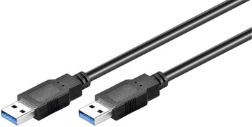 MicroConnect USB3.0 A-A 3 м М-М, ЧЕРНЫЙ