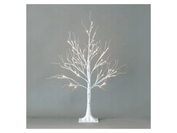 СВЕТОДИОДНАЯ ЕЛКА СВЕТЯЩАЯСЯ БЕРЕЗА РОЖДЕСТВЕНСКИЕ ОГНИ РОЖДЕСТВЕНСКАЯ ЕЛКА 90 СМ