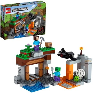 LEGO Minecraft 21166 Заброшенная шахта Стив Зомби Паук 248 кирпичей 7+