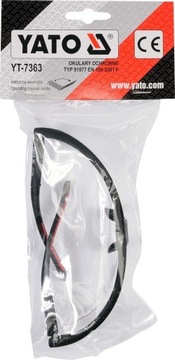 YATO OKULARY OCHRONNE BEZBARWNE TYP 9197