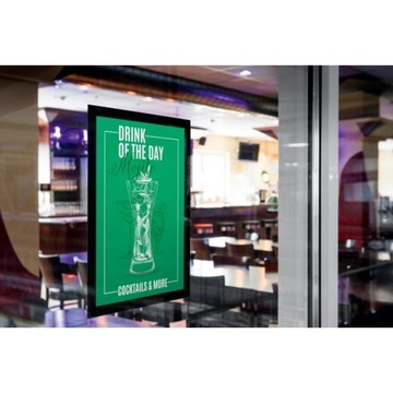 Рамка для постера DURAFRAME SUN A4 черная 484101 DURABLE