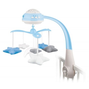 ЭЛЕКТРИЧЕСКАЯ КАРУСЕЛЬ С ПРОЕКТОРОМ И МУЗЫКАЛЬНОЙ ШКАТУЛКОЙ