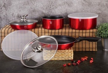 Berlingerhaus ClickCook Набор гранитных кастрюль