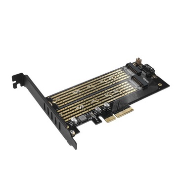 Axagon PCIe x4 — M.2 PCI-Express + M.2 SATA + внутренний адаптер SATA