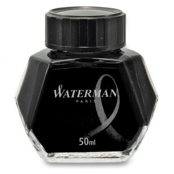 WATERMAN atrament do pióra CZARNY intense black