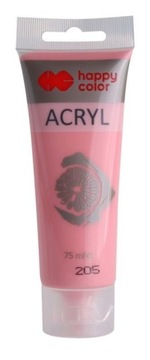 FARBY AKRYLOWE 75ML HAPPY COLOR 205 RÓŻ PUDROWY