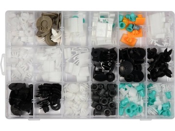 НАБОР АВТОМОБИЛЬНЫХ ЗАЖИМОВ AUDI, 160 ШТ.