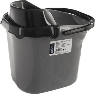 Универсальное пластиковое ведро для швабры с отжимной машиной и веревочной шваброй.