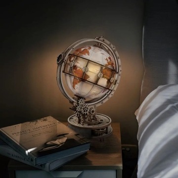 СТРОИТЕЛЬНЫЕ БЛОКИ СВЕТЯЩИЕСЯ ROBOTIME GLOBUS 180EL МОДЕЛИРОВАНИЕ ДЕКОР PRO