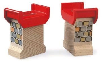 Brio Deluxe Дерев'яні Кронштейни Мостів для Дітей 3+ Ravensburger 33254