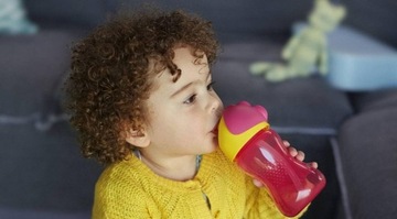 AVENT Чашка-непроливайка, бутылка для воды с трубочкой, 300мл, 12м+