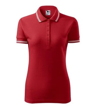 DAMSKA koszulka polo MALFINI URBAN błękitny 2XL