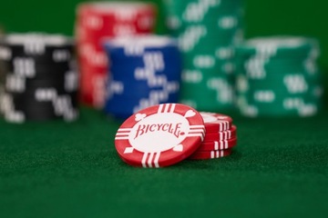 Фишки для покера 100 шт. Велосипед 10716