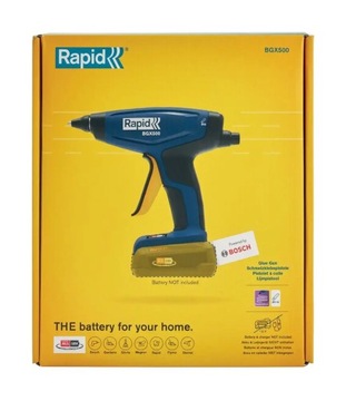 Pistolet akumulatorowy do kleju 12mm Rapid BGX500