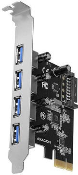 PCEU-430VL Контроллер PCIe 4 порта USB 3.2 GEN 1, U