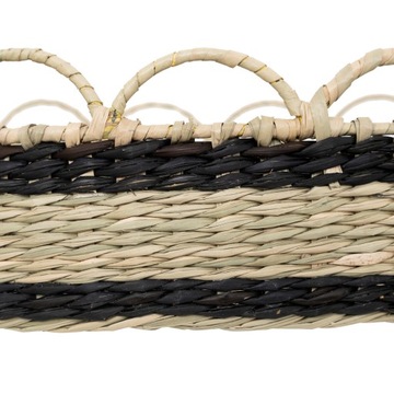 Плетеный круглый поднос, SEA GRASS