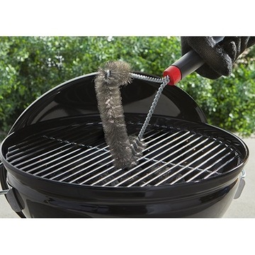 weber Weber Trójstronna szczotka do czyszczenia rusztów, długość 30 cm