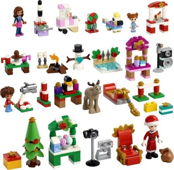 БЛОКИ КАЛЕНДАРЯ ADVENT LEGO FRIENDS В ПОДАРОК