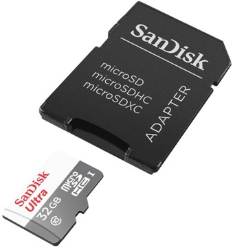 SANDISK 32 ГБ micro SD HC CL10 ULTRA 100 МБ/с UHS-1+