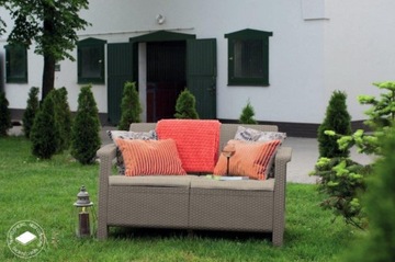 CORFU LOVE SEAT Садовый диван Cappuccino