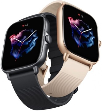Amazfit GTS 3 GPS ЧСС для сна SpO2 Графитовый черный