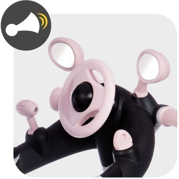 Трехколесный велосипед Smoby Baby Driver Розовый OUTLET