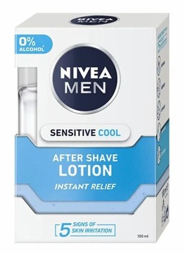 Nivea Cooling Men Sensitive лосьон после бритья 100 мл (M) (P2)