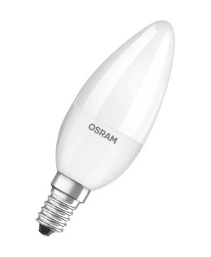 3 светодиодные лампы OSRAM CANDLE E14 5,5 Вт = 40 Вт, 470 лм, 2700 К