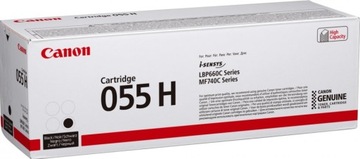 Toner Canon CRG 055H Black 3020C002 MF742 MF744 MF746 LBP663 LBP664 7,6K