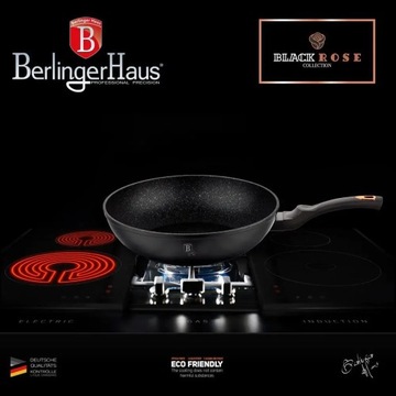 ГРАНИТНЫЙ ВОК 30см BERLINGER HAUS BLACK ROSE BH-61