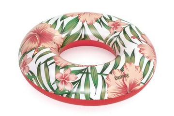 Надувное кольцо Bestway Tropical Palms, микс дизайнов, 119 см