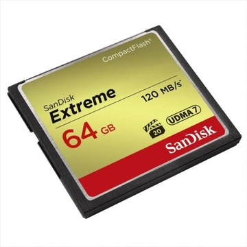 CF 64GB EXTREME 120MB/s 800X UDMA 7 NOWOŚĆ!