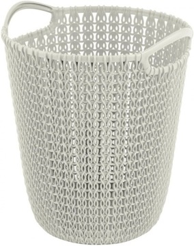 CURVER KNIT KOSZ NA PAPIER ŚMIECI BIAŁY KREMOWY 7L