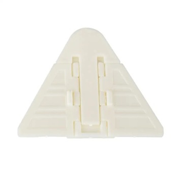 Замок-бабочка для раздвижных дверей, белый