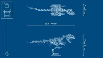 LEGO 21320 Ideas Скелеты динозавров