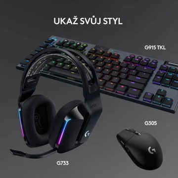 Наушники Logitech G733 Lightspeed Black