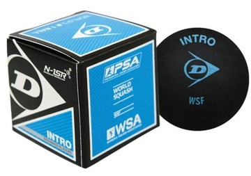 DUNLOP INTRO SQUASH BALL 1 BLUE DOT