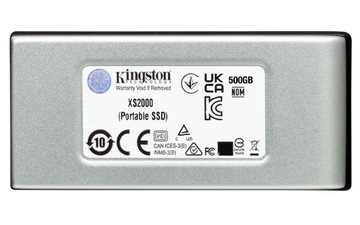 Портативный твердотельный накопитель KINGSTON XS2000 емкостью 1 ТБ