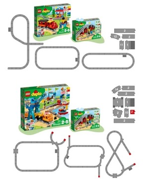 LEGO Duplo 10872 Железнодорожные пути и виадук для поездов 2+