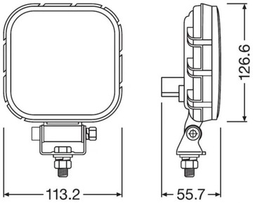 LAMPA POMOCN. COFANIA 13LED 12/24 OSRAM Światło cofania Osram LEDDL109-WD