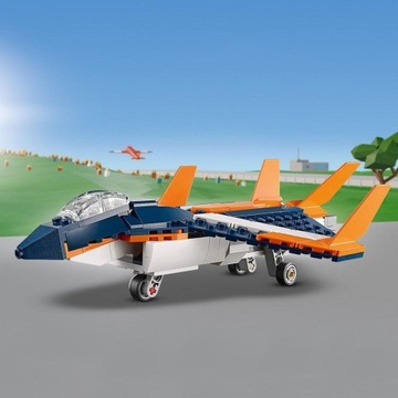 LEGO CREATOR 31126 Odrzutowiec JET Samolot 3w1 7+