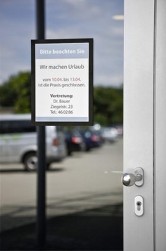 Самоклеящаяся рамка DURABLE А4 белая a'10